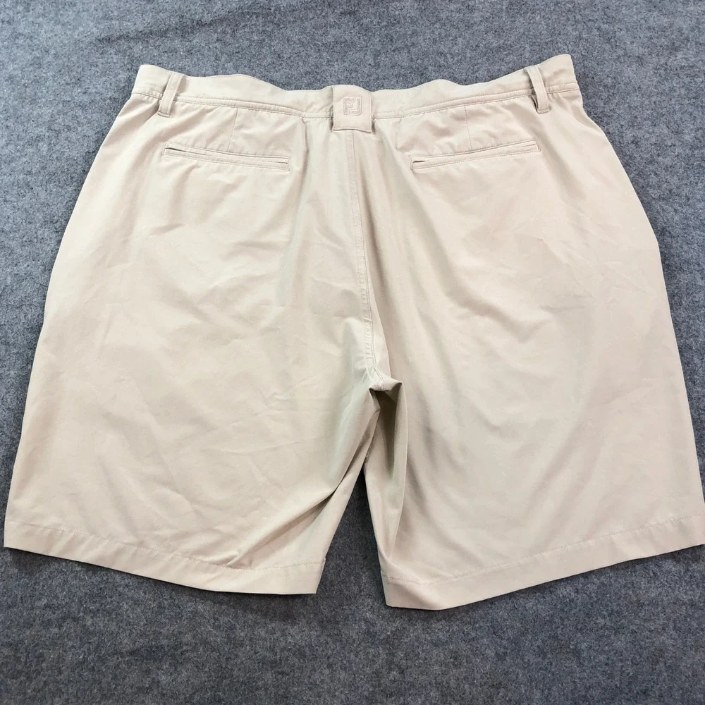 Footjoy Mens Shorts 40x9 Khaki Stretch Regular Fit Golf Country Club Performance